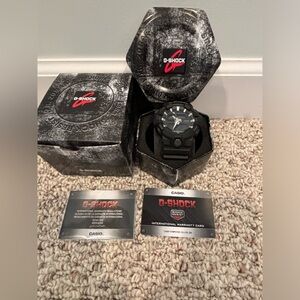 Casio Men's 'G Shock' Quartz Resin Casual Watch, Color:Black / never worn!